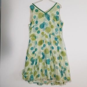 Garnet Hill Silk Chiffon dress 18 EUC